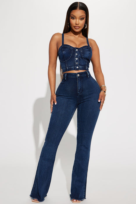 Denim Corset Looks : 1,2,3 or 4 ? . . . . . Fashion style outfit