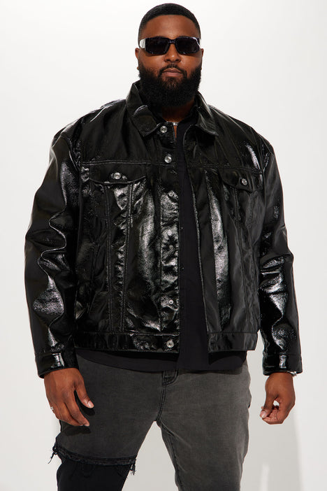 Monogram Leather Trucker Jacket - Ready to Wear