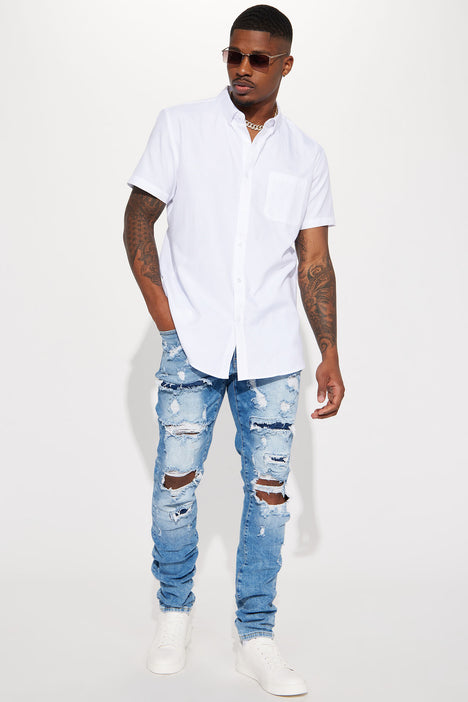 vi stacked jeans  Stacked jeans outfit men, Jeans outfit men