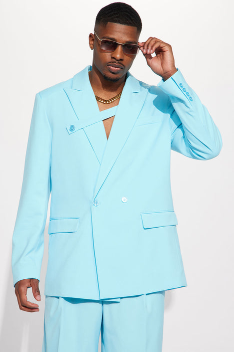 The Modern Stretch Suit Jacket - Light Blue, Fashion Nova, Mens Jackets