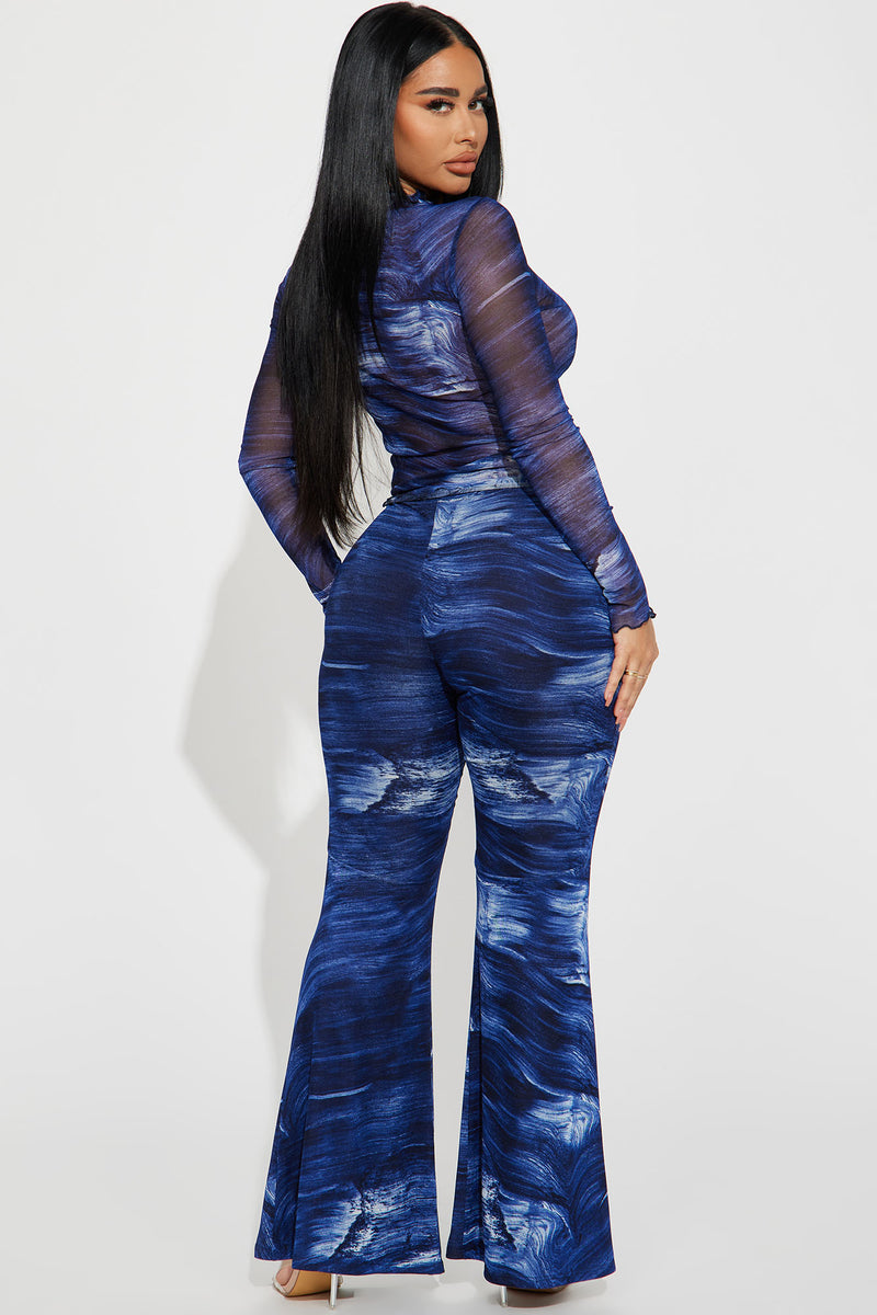 Chill Nights Pant Set - Blue/combo | Fashion Nova, Matching Sets ...