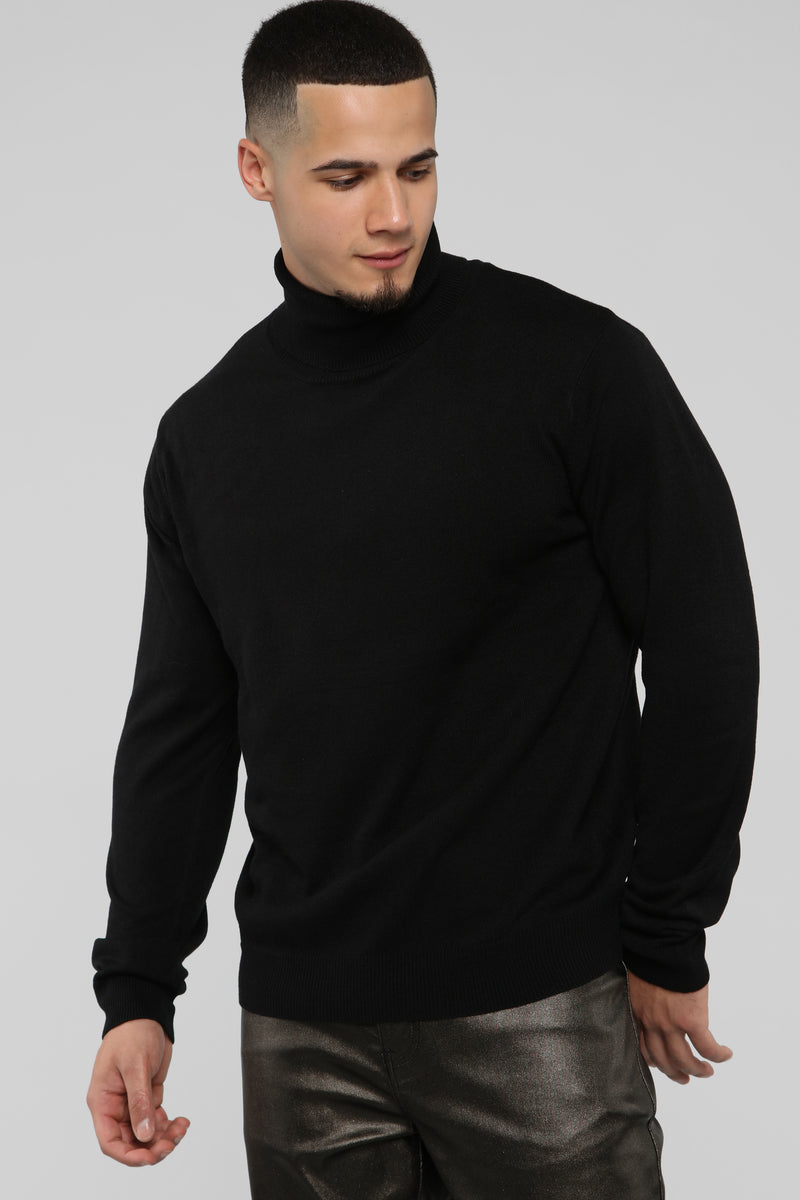Killian Turtle Neck Sweater - Black | Fashion Nova, Mens Sweaters ...
