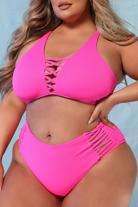 WSSBK High Waisted Swimsuit Plus Size Swimwear Women Curve Flattering  Bathing Suits Curvy Outfits Summer Pink May Female Fatkini (Size : XXXX- Large) : : Clothing, Shoes & Accessories