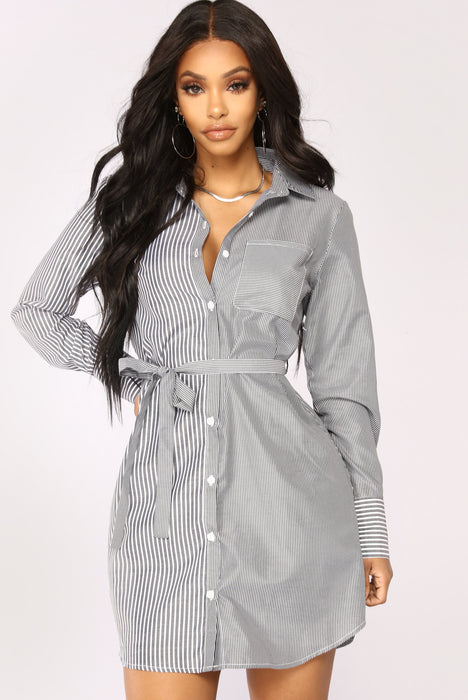 Shirt dress shop fashion nova