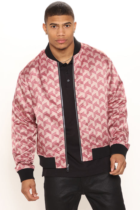 Louis Vuitton Black, Pattern Print 2022 Printed Bomber Jacket XL