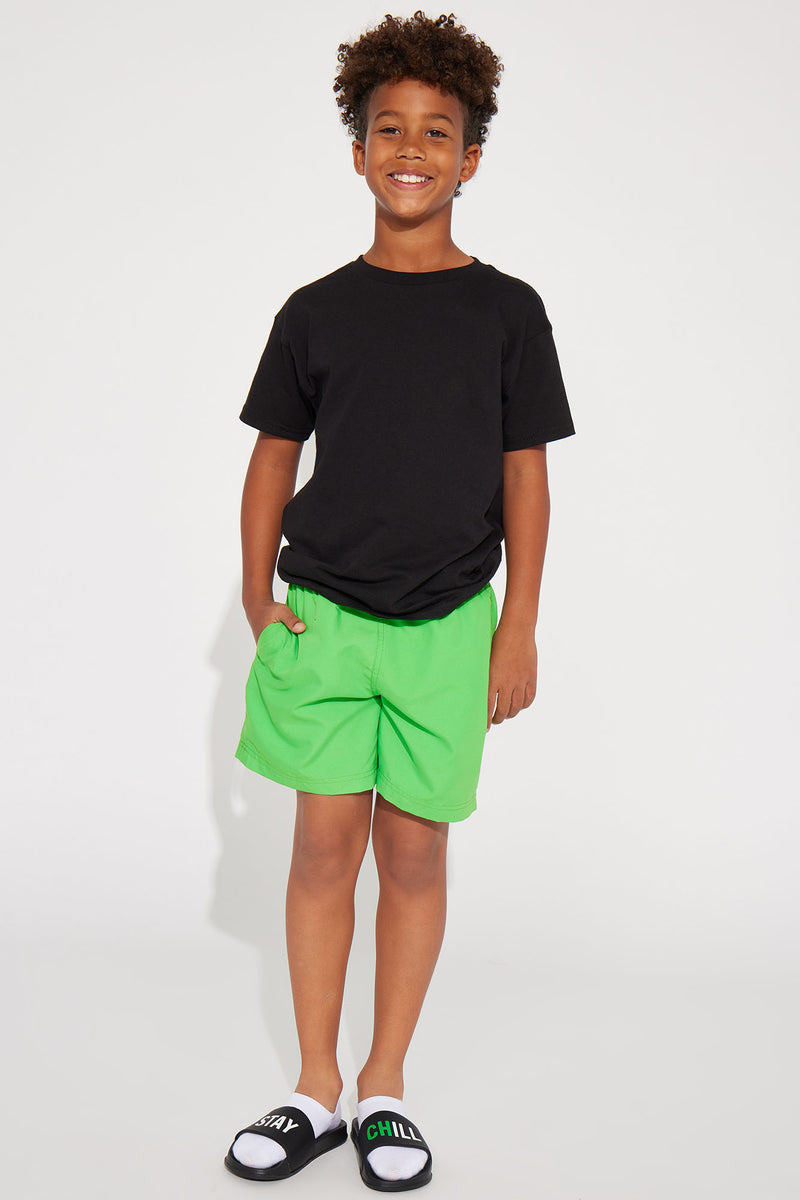 Mini Montez Volley Swim Trunk - Green | Fashion Nova, Kids Swimwear ...