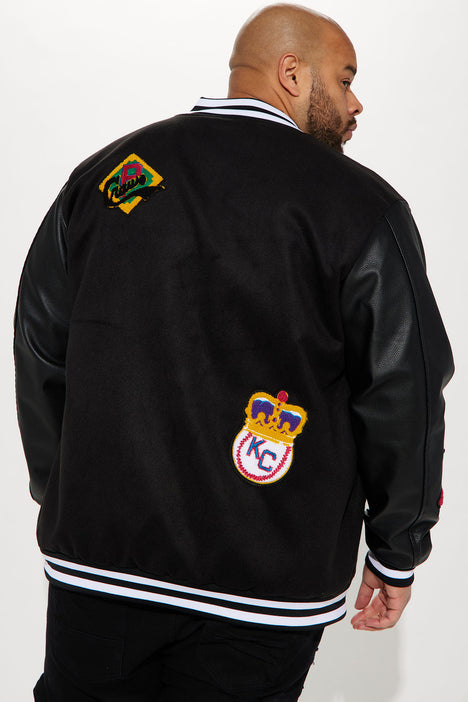 NLBM Baltimore Black Sox Multicolor Varsity Jacket - Maker of Jacket