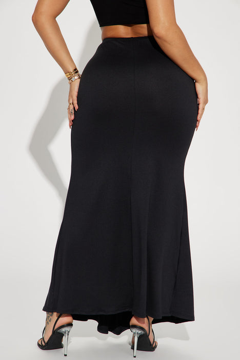 All You Wanted Maxi Skirt - Black