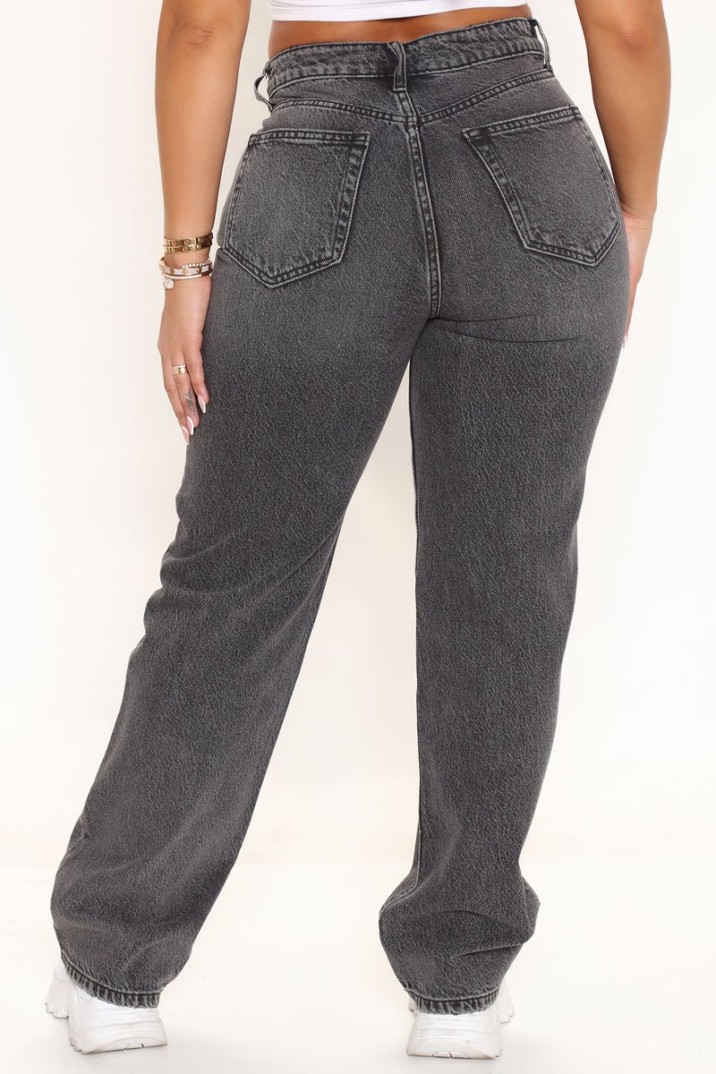 The Crossover Straight Leg Jeans - Black | Fashion Nova, Jeans ...