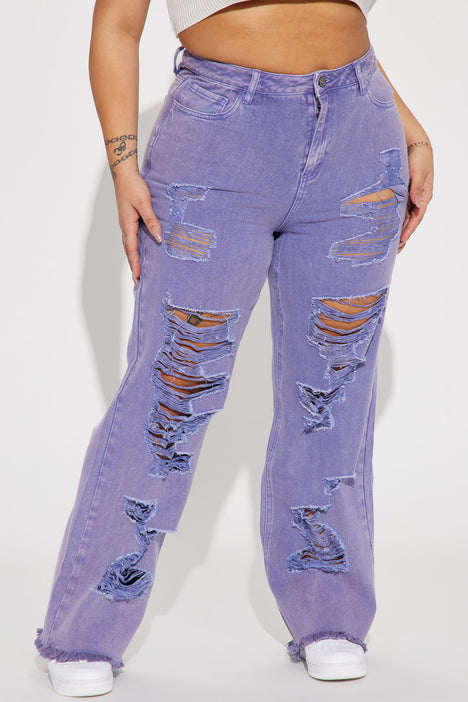 These the hardest jeans out no hat💯😭 #fyp #purplejeans #foryou #purp