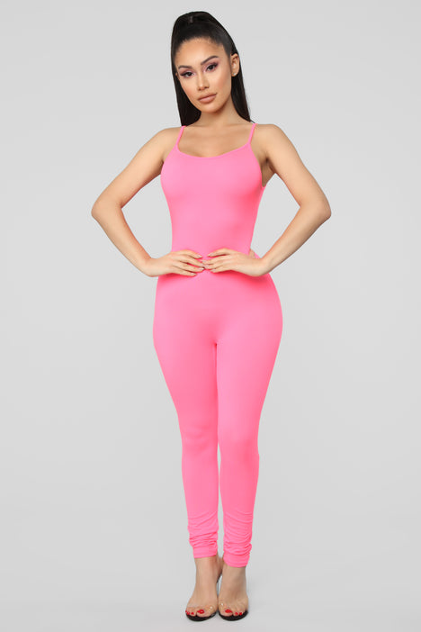 Fashion nova cheap neon jumpsuit