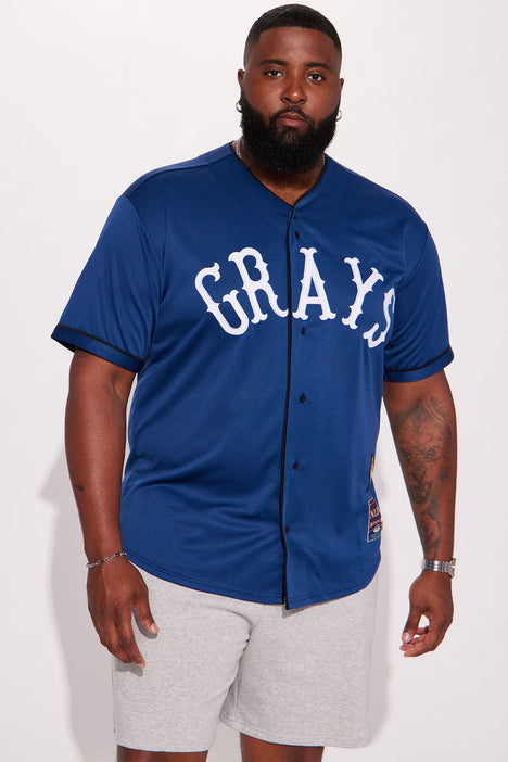 Homestead Grays Baseball Jersey - Navy, Fashion Nova, Mens Tees & Tanks