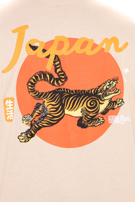 Tiger Blossom Mens Long Sleeve T-Shirt