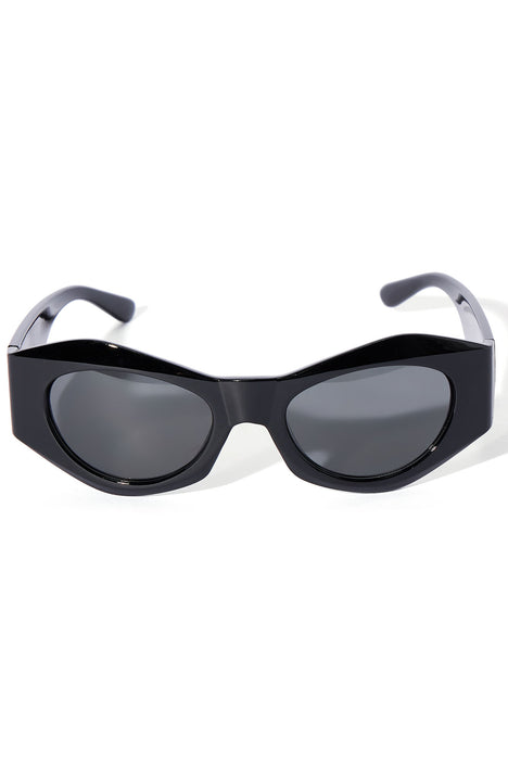 Women's Get with The Vibe Sunglasses in Black by Fashion Nova | Fashion Nova