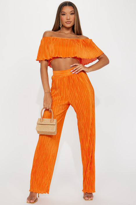Pretty in Orange | Pants Set
