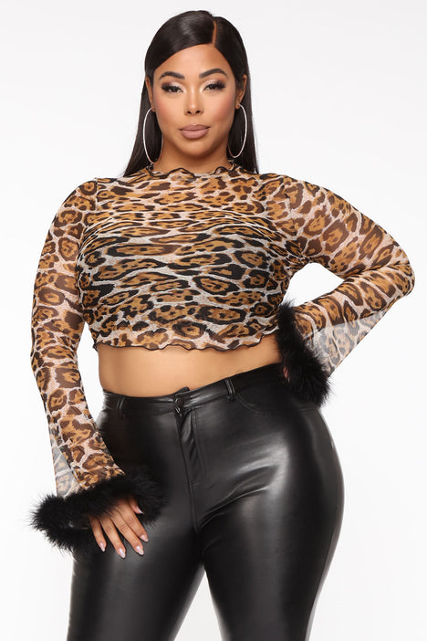 Just Kitten Around II Leopard Top - Leopard | Fashion Nova, Knit