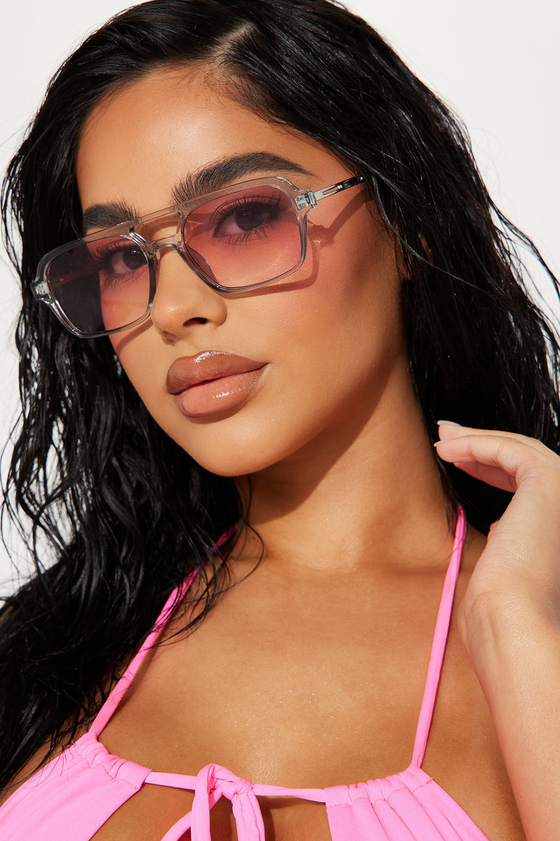 Flying Solo Sunglasses Grey Combo Fashion Nova Sunglasses