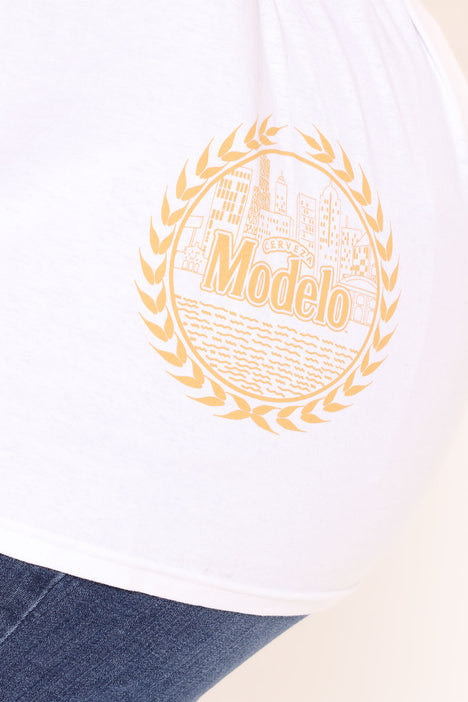 Modelo Jersey Tee - White  Fashion Nova, Screens Tops and Bottoms