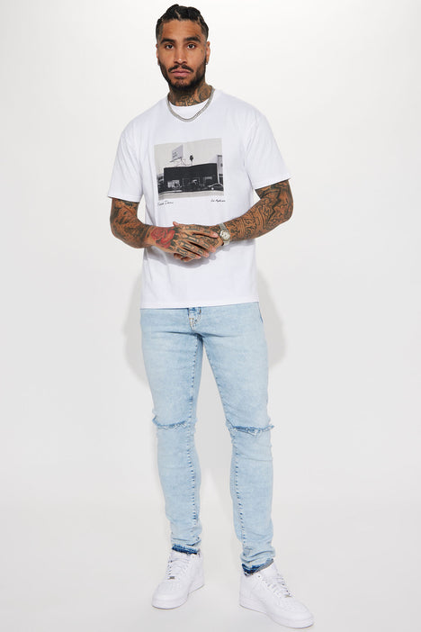 Los Angeles Apparel | Shirt for Men in Off White, Size Medium