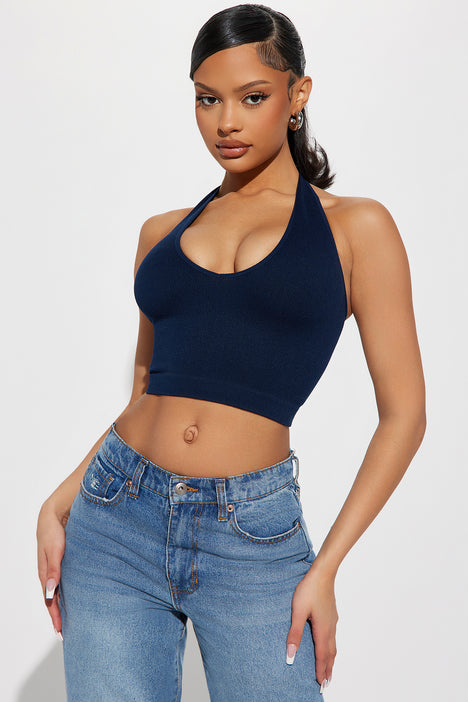 Cropped Halter Top – VC-Fashion