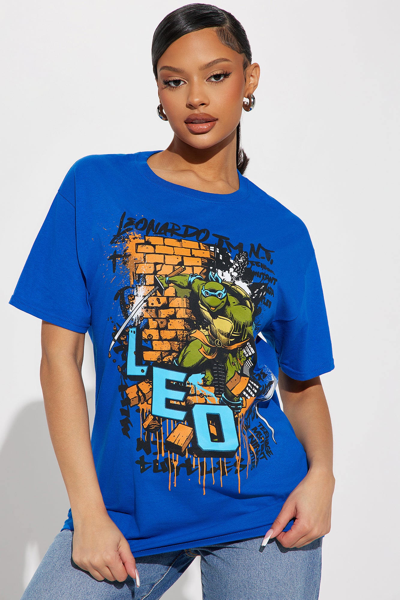 Teenage Mutant Ninja Turtles Wrap Around Graphic Tee - Black, Fashion  Nova, Screens Tops and Bottoms