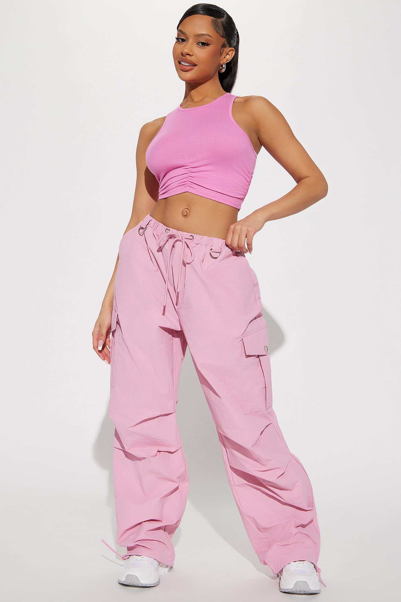 Girl Crush Parachute Pant - Pink  Parachute pant, Fashion nova, Fashion