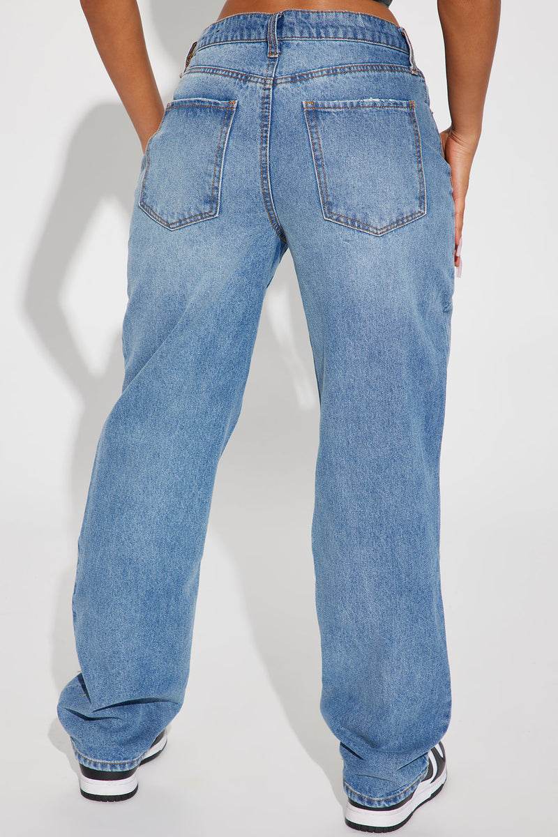 Simply Straight Leg Jeans - Medium Blue Wash | Fashion Nova, Jeans ...