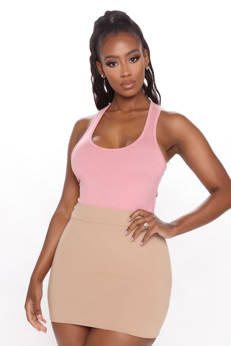 Divine Basic Tank Bodysuit Blush Fashion Nova Basic Tops And Bodysuits Fashion Nova 1131