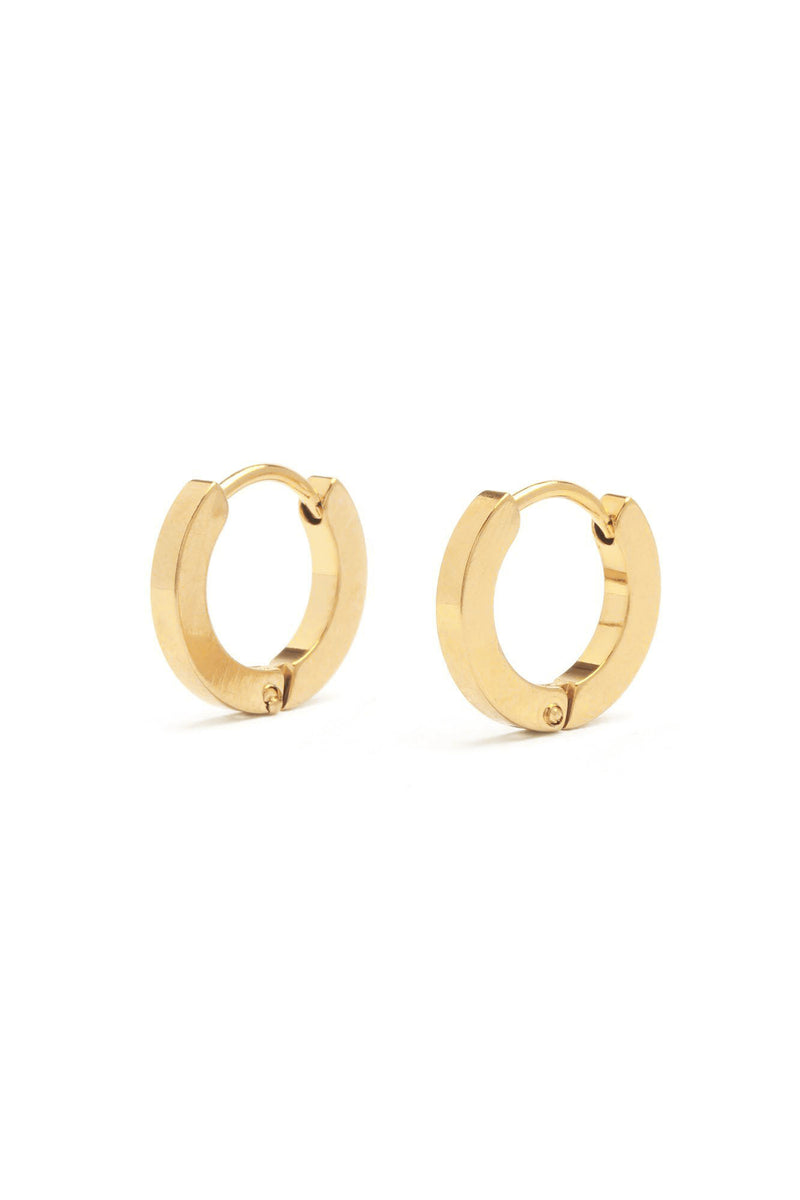 Brix Wide Hoop Earring Set - Gold | Fashion Nova, Mens Jewelry ...