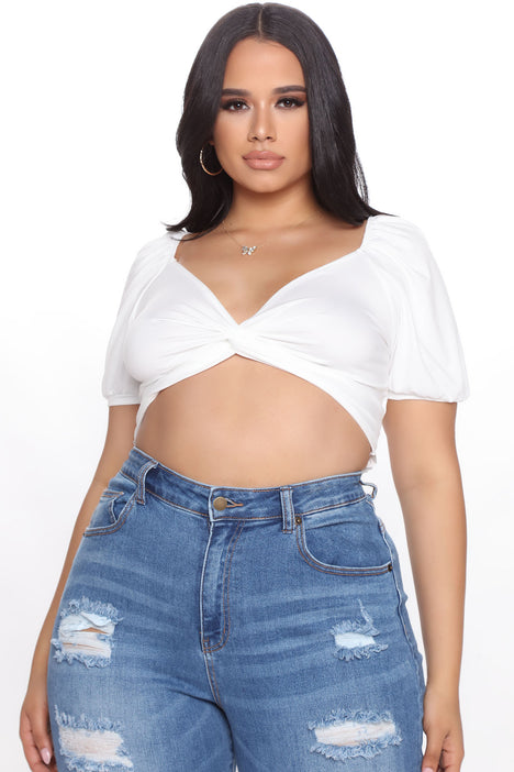 I'm a size 18 with big boobs & tried the 'twist' crop top