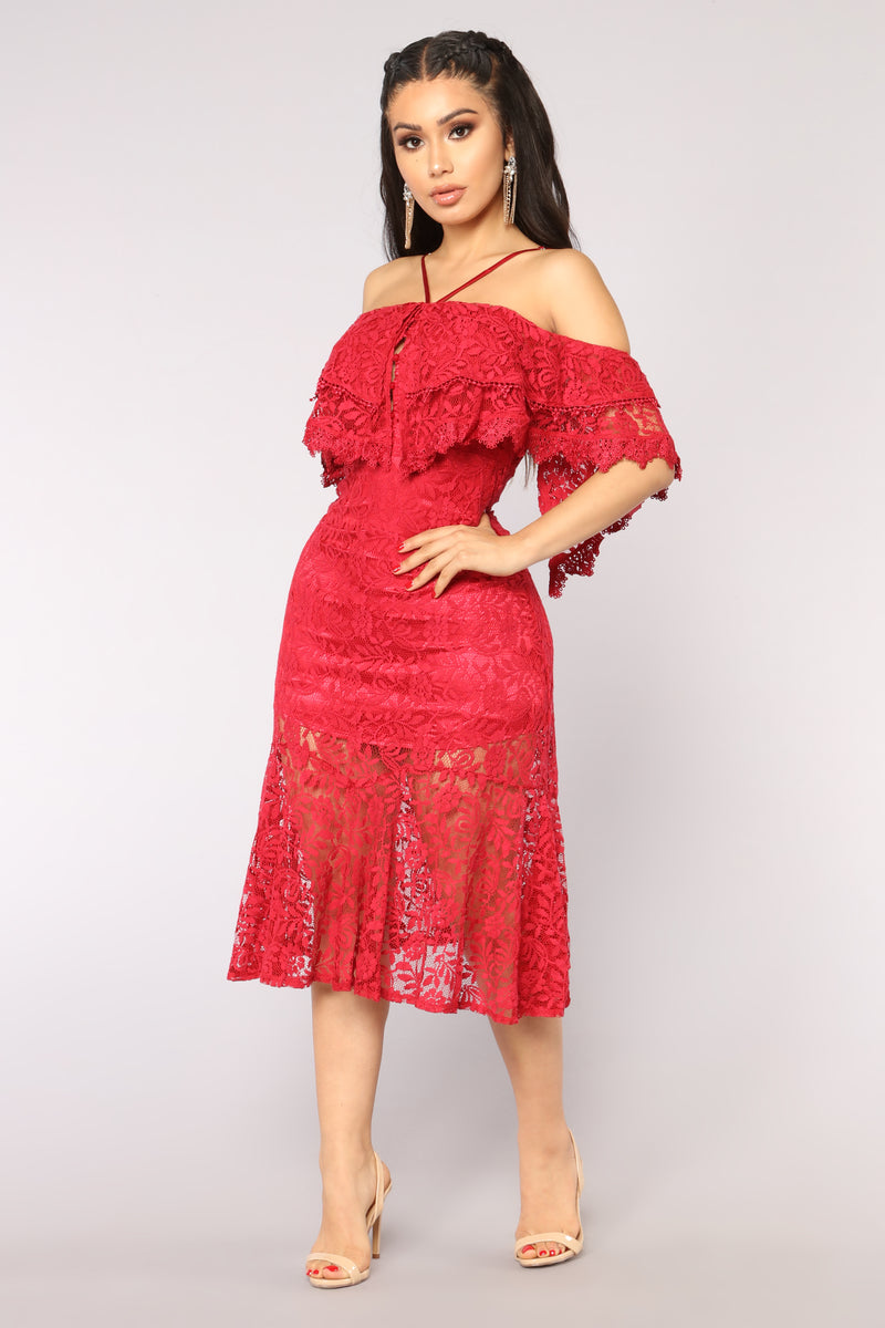Princess Moment Lace Dress - Red | Fashion Nova, Dresses | Fashion Nova