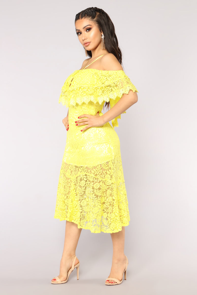 Princess Moment Lace Dress - Yellow | Fashion Nova, Dresses | Fashion Nova