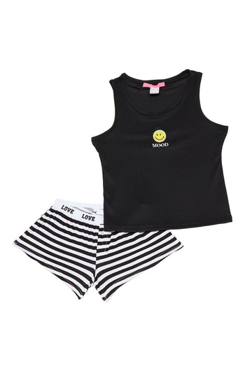 BIG Bag BIG Mood PJ Boyshort Set - Black/White, Fashion Nova, Lingerie &  Sleepwear