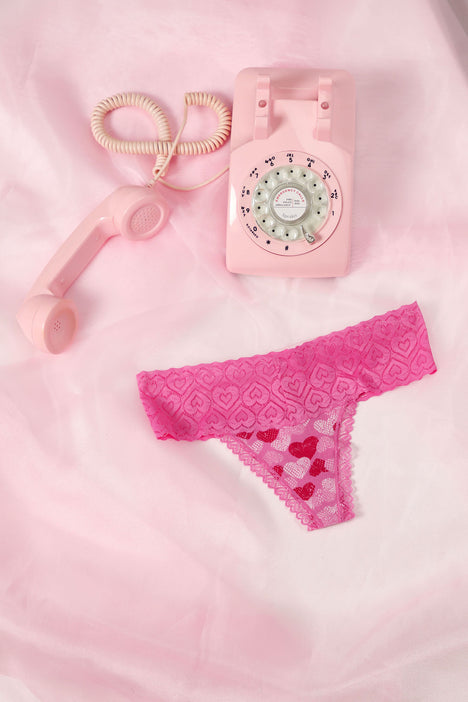Buy Pink No-Show Thong Panty online in Dubai