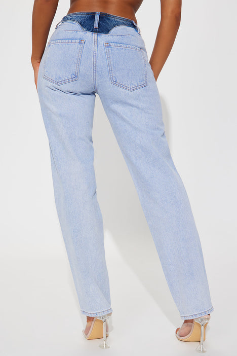 Tall Can't You Relax Straight Leg Jeans - Light Wash