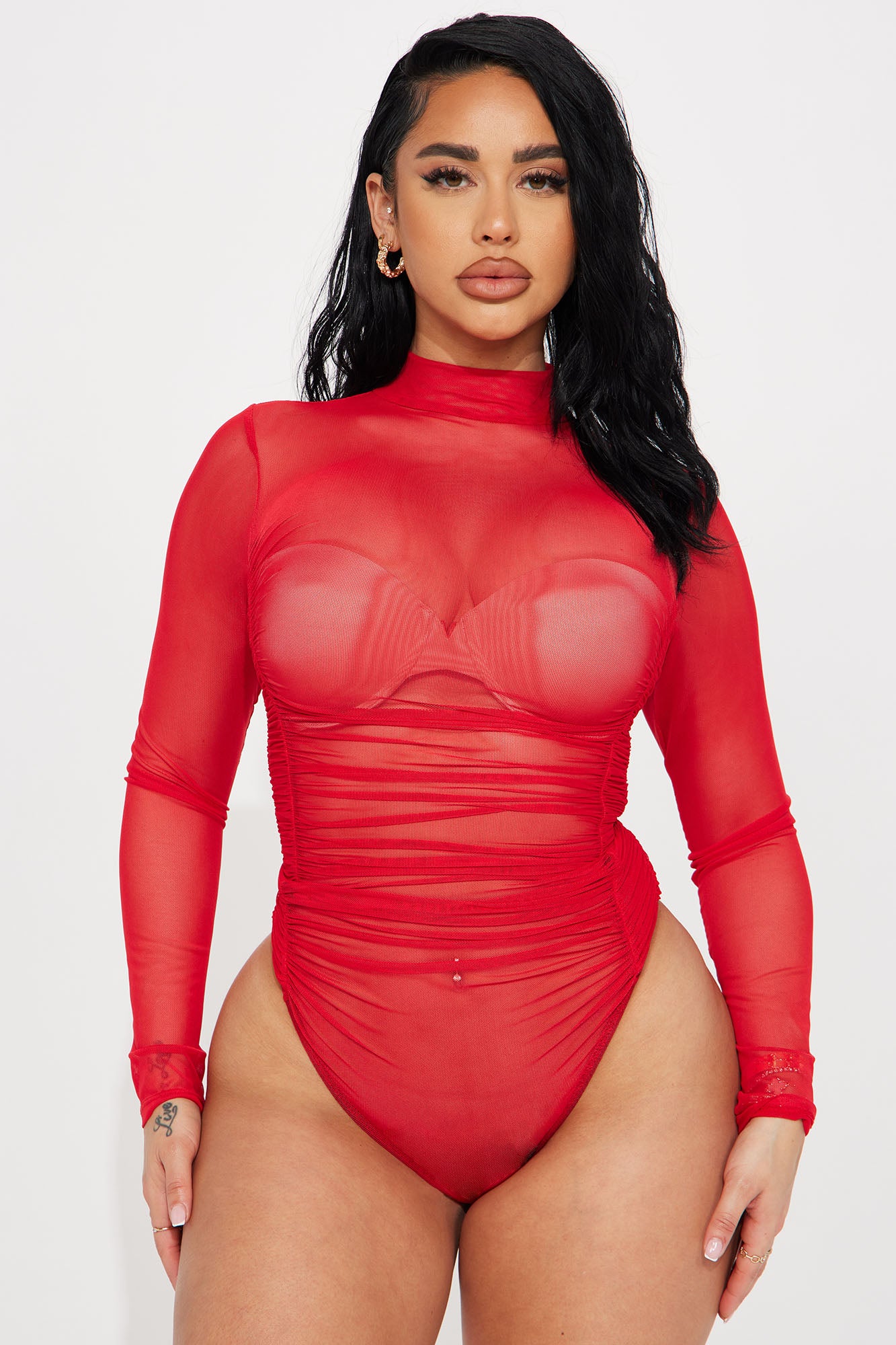 Obsessed with sheer bodysuits  Sheer bodysuit outfit, Sheer shirt