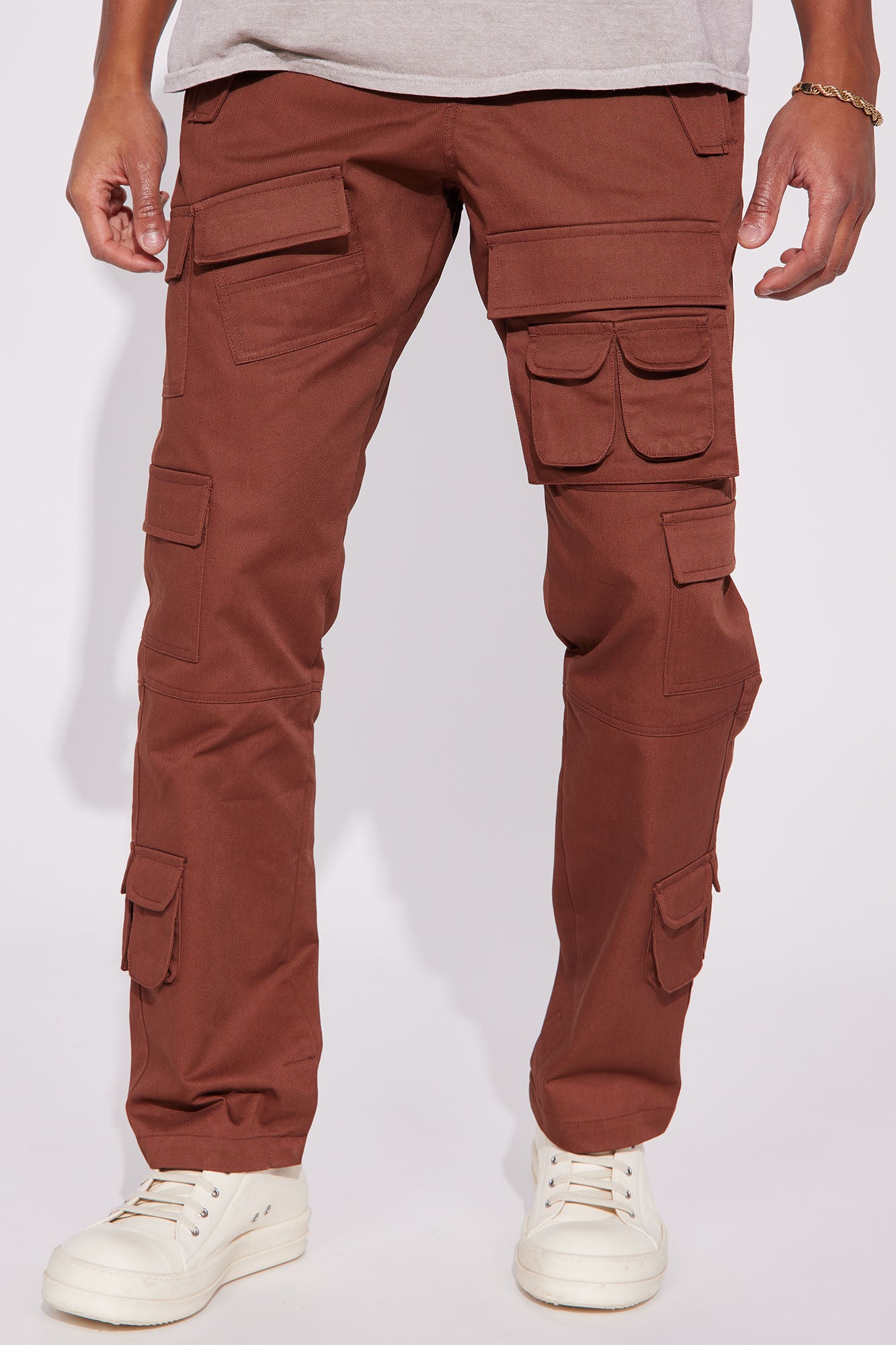 On So Many Levels Cargo Pants - Brown