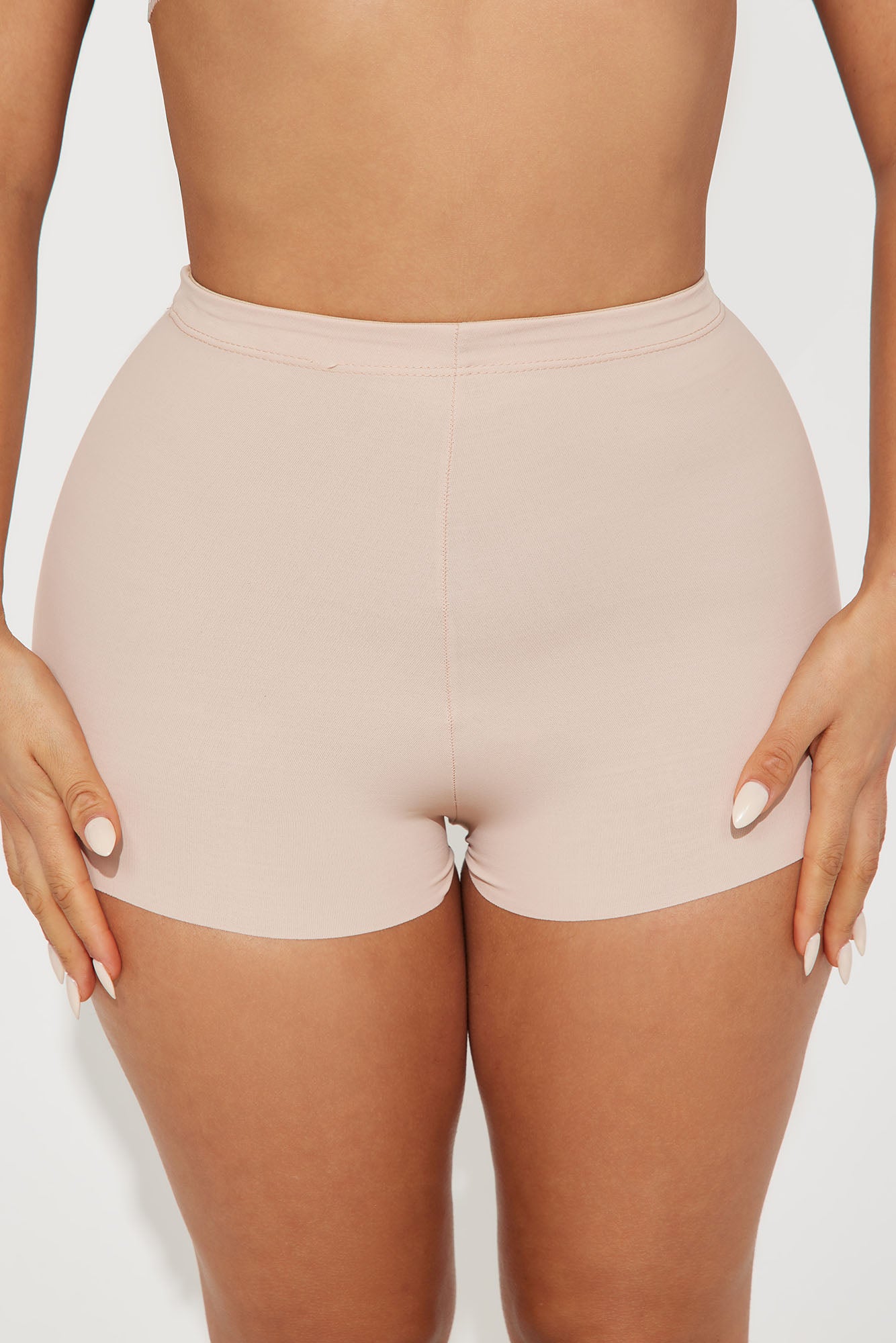 Nude Seamless Mid Waist Shaping Shorts for Women, Be Wicked