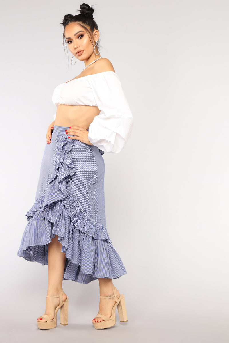 Dahlia Ruffle Skirt - Royal Blue | Fashion Nova, Skirts | Fashion Nova