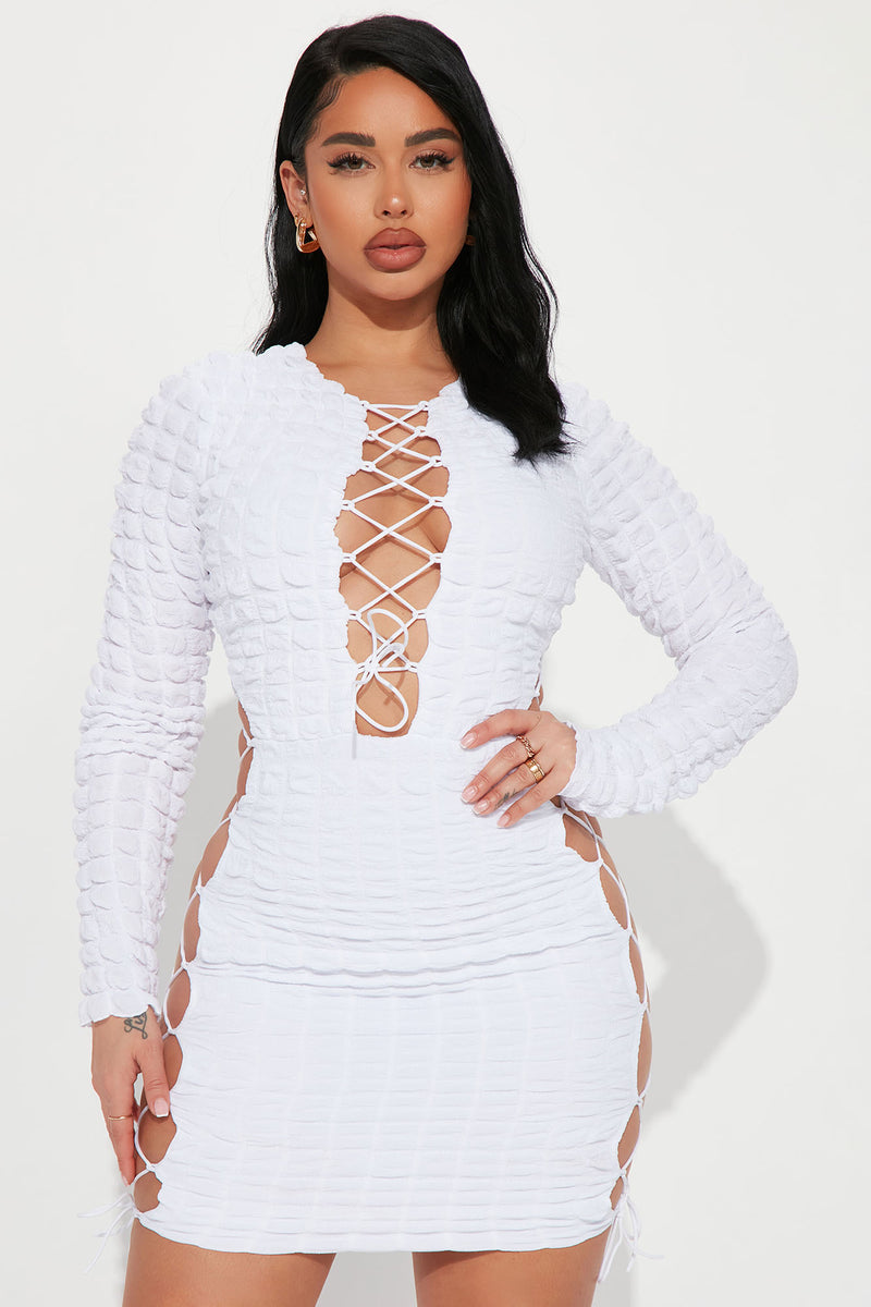 Macchiato Mini Dress - White | Fashion Nova, Dresses | Fashion Nova