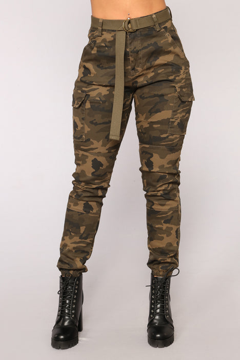 Tall Good Vibes Cargo Jogger - Olive