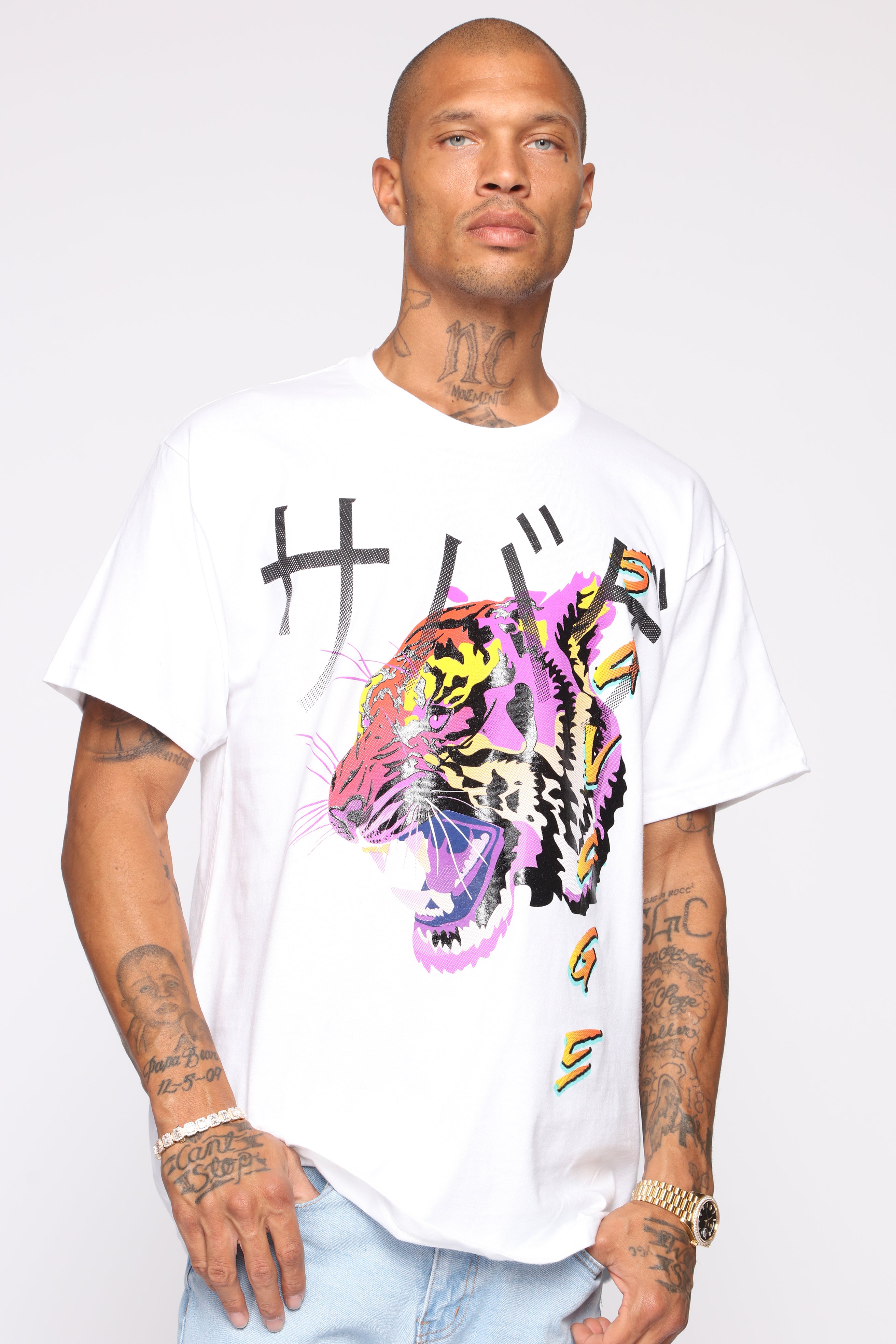 Tiger Tee - White