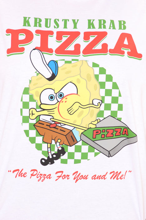 SpongeBob Squarepants Jersey Tee - White/Black, Fashion Nova, Screens Tops  and Bottoms