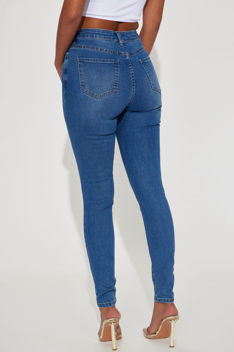 Tall Amara High Rise Stretch Skinny Jeans - Medium Wash | Fashion Nova ...
