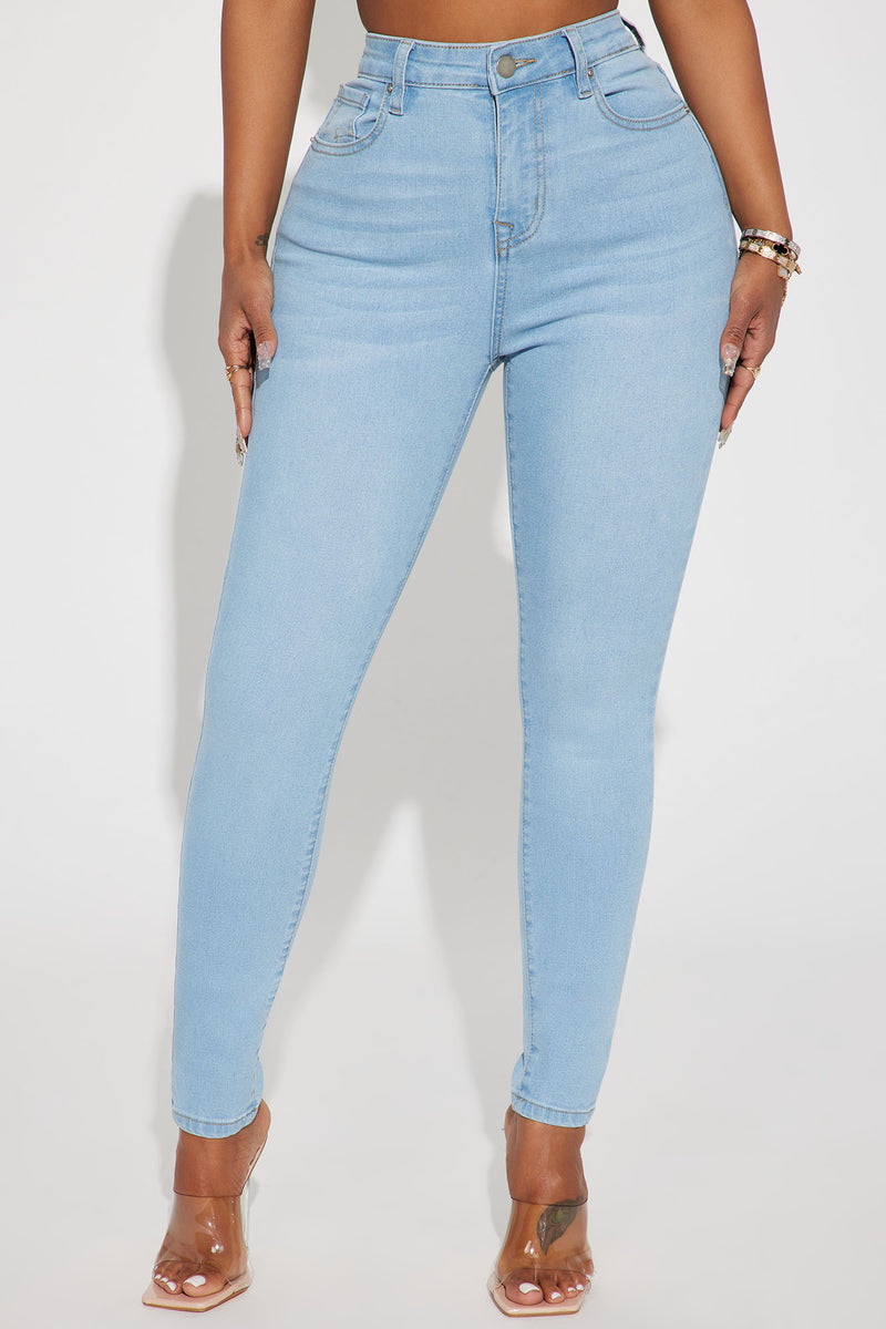 Alaia High Rise Stretch Skinny Jeans - Light Wash | Fashion Nova, Jeans ...