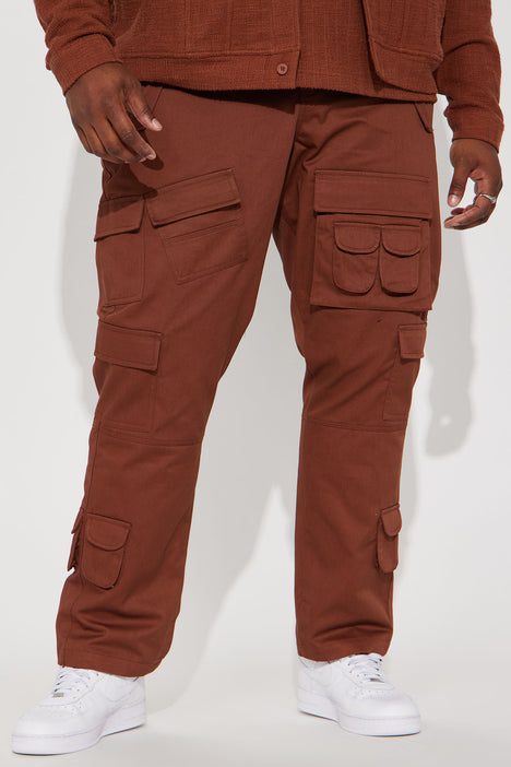 On So Many Levels Cargo Pants - Brown | Fashion Nova, Mens