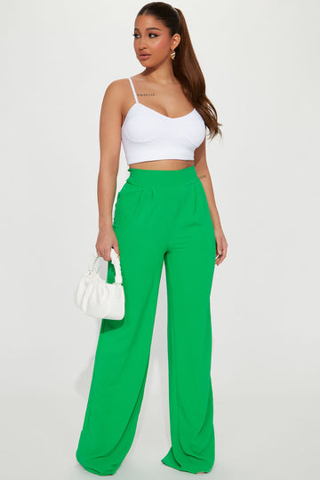 Green Modal Printed Lounge Pants Design by PERTE DEGO at Pernia's Pop Up  Shop 2024