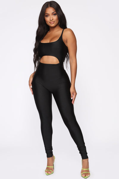 Pilates Princess Active Jumpsuit - Black