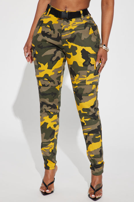 Side Pocket Camouflage Cargo Pants — YELLOW SUB TRADING