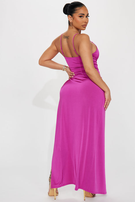 Magenta Maxi Dress